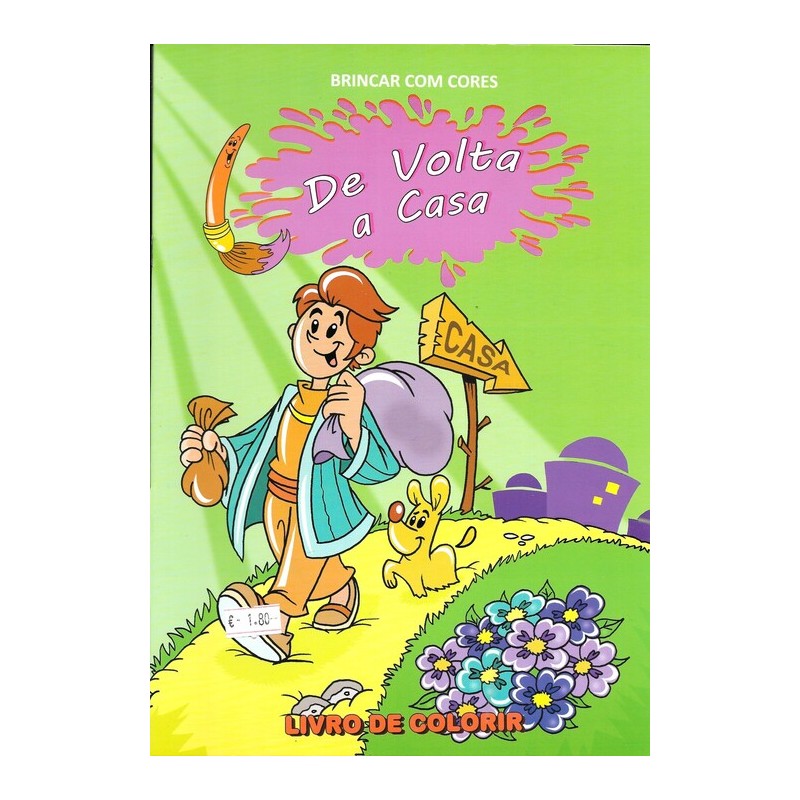 Livro de Colorir | Brincar com Cores | De Volta a Casa